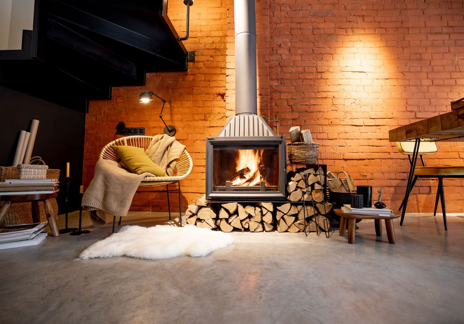 PREG, Slider Bild, Kamin